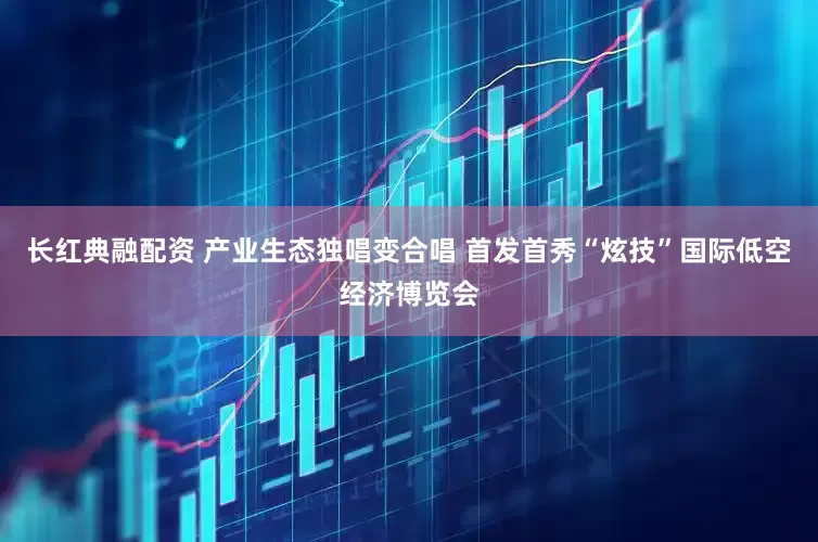长红典融配资 产业生态独唱变合唱 首发首秀“炫技”国际低空经济博览会