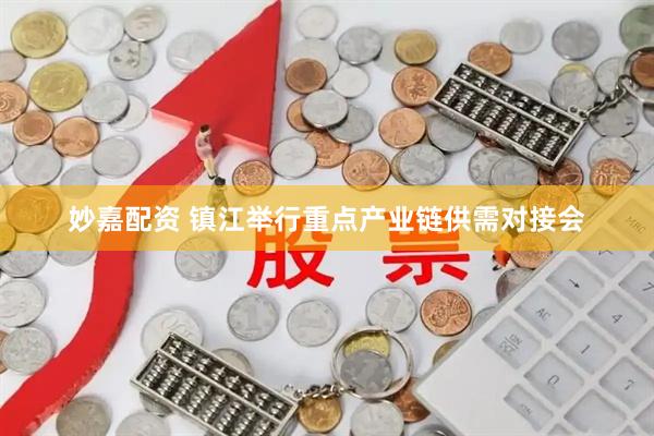 妙嘉配资 镇江举行重点产业链供需对接会